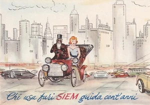 Chi usa fari SIEM guida cent'anni -  Torino - Non viaggiata 1960 circa Fanali  - Picture 1 of 2