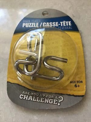 Brain Teaser Juego Metal New Ages 6+ Foto 1 de 2