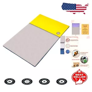 Eco-Friendly Guinea Pig Cage Liner - Soft, Durable, Yellow 2x3 Reusable Bedding - Picture 1 of 10