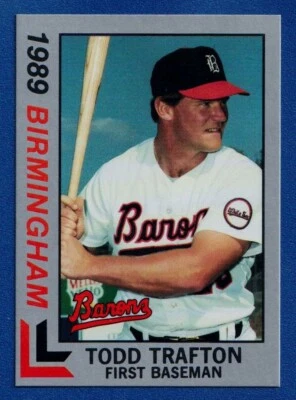 TODD TRAFTON 1989 Best Minor League Platinum RC #19 White Sox Rookie Barons! - Image 1 of 2