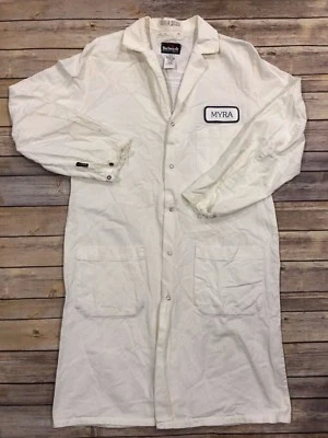 Bulwark FR Flame Resistant EXCEL FR Lab Coat White Unisex Work Uniform 11.2 ATPV - Image 1 of 4