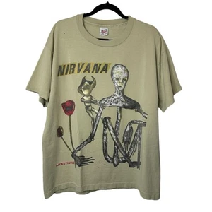 Vintage Nirvana Incesticide Album Art T-Shirt, 1993 Kurt Cobain Original 90’s - Picture 1 of 8