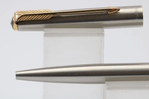 Bolígrafo Parker 61 Flighter DeLuxe vintage (c1975-83), GT (recarga equipada) - Imagen 1 de 5
