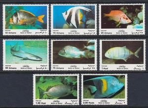 QATAR 1991 Cpl Superb MNH/** Fish Definitiv Set, Must LOOK, Fauna, Sea Life - Picture 1 of 1