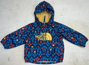Giacca a vento The North Face bambino 3-6 mesi full zip colorata con cappuccio - Foto 1 di 18