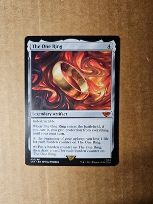 The One Ring, Lord of the Rings Tales of Middle Earth Magic MTG Card - Image 1 of 3