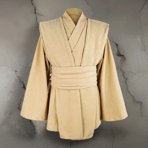 Disney Parks Star Wars Galaxy's Edge Jedi Tunic 2XL 3XL Beige Khaki Cosplay - Picture 1 of 4