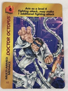 DOCTOR OCTOPUS (AB) - MULTI-ARMED MENACE - MARVEL OVERPOWER CARD GAME- NM - Picture 1 of 2