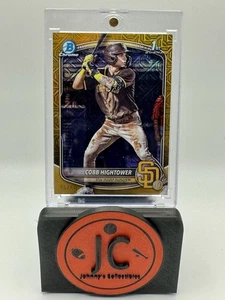 Bowman #BCP-104 2025 Cobb Hightower Chrome Prospects Mojo refractor dorado/50 - Imagen 1 de 2