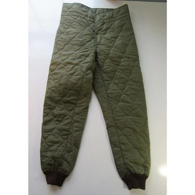 Vintage Czech ZEKON MICHALOVCE Military Quilted Nylon Liner Pants Size Large? - Image 1 of 4