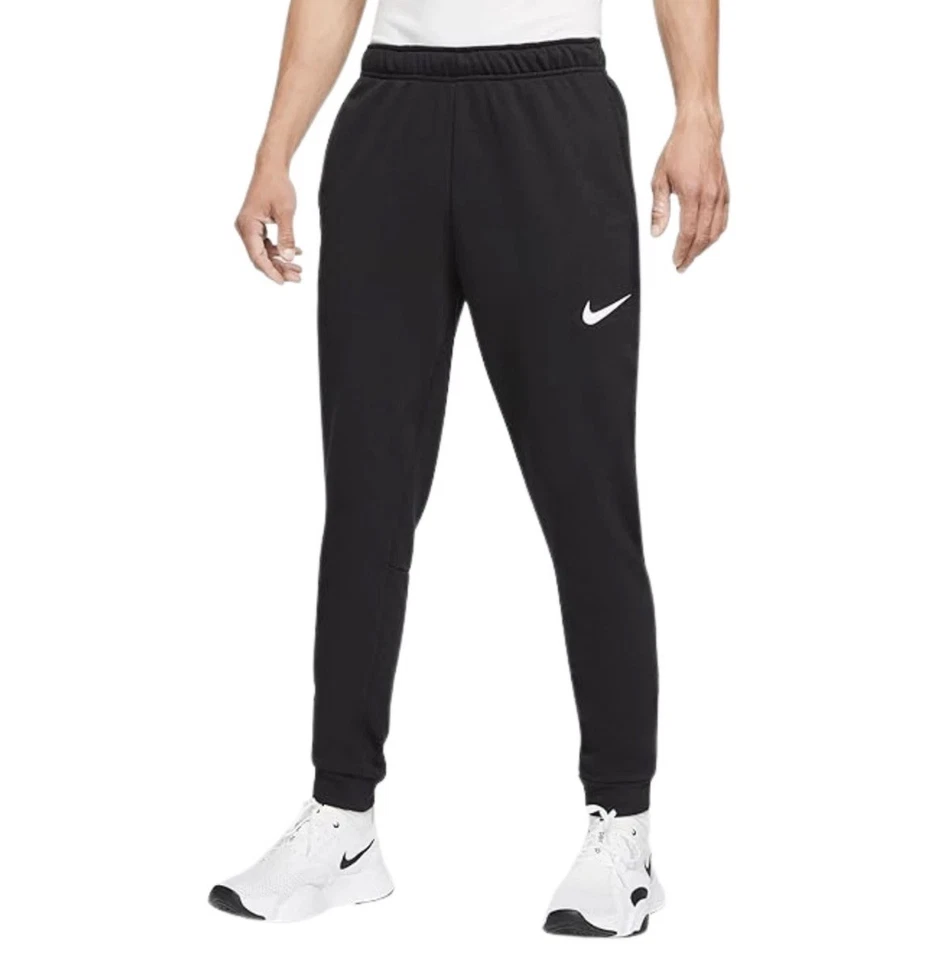 NUEVO Pantalones deportivos de entrenamiento cónicos Nike Dri-Fit para hombre negros talla L CZ6379-010 Foto 1 de 4