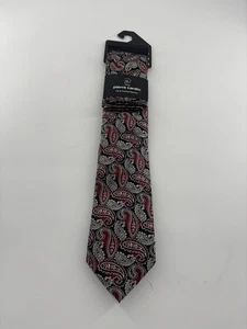 Cravatta Pierre Cardin stampa paisley e tasca quadrata nuova - Foto 1 di 2