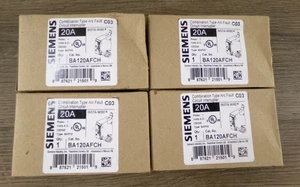 Nuevo Disyuntor Caja Moldeada BA120AFCH Siemens 20 Amp (Paquete de 4) S6 - Imagen 1 de 3