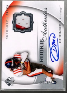 B2917- 2010 SP Authentic #121 Dexter McCluster RC Auto Jersey /499 SAMPLE PIC - Picture 1 of 2