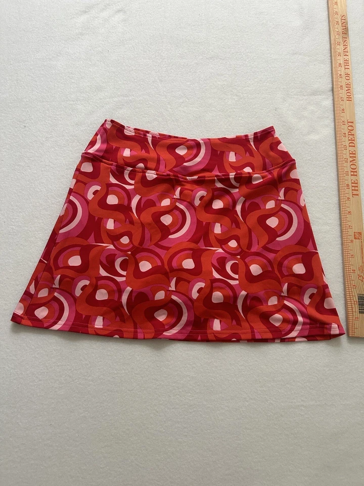 Golftini PullOn Stretch Mujer Golf Skort XXS Multi ROSA Retro Hippie Golf Skort Foto 1 de 4
