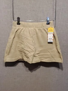 Cat & Jack Girls' Knit Uniform Skater Scooter Skirt Khaki XS (4/5) New With Tags - Picture 1 of 4