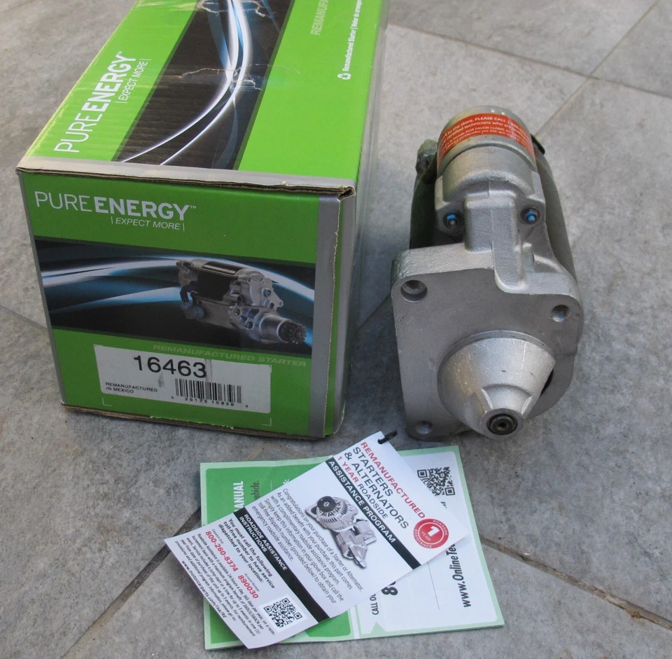 Arranque remanufacturado Pure Energy #16463 Renault Alliance 1985-1987 Foto 1 de 1