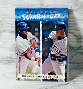 1993 Upper Deck Fun Pack All-Star Scratch-Off #8 Ken Griffey Jr Marquis Grissom - Picture 1 of 2
