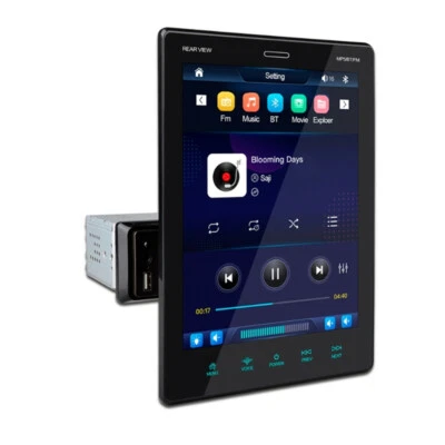 Single Din 9.5" Touch Screen Car Radio Car Stereo Mirror Link Player Bluetooth — 第 1/4 张图片