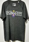 Adidas Ultimate Tee Orlando City SC MLS Soccer Gray T-Shirt Men's Size M