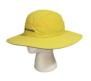 Columbia Sportswear Bucket Hat One Size Youth Yellow Hiking Fishing Beach Unisex - Picture 1 of 9