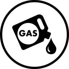 #932 (1) Adventure Rider KLR R1200GS Tool Tube Mega Tube Megatube Decal Gas