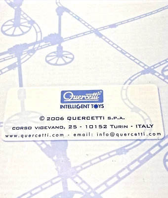 Instruction Booklet Manual Quercetti Skyrail Roller Coaster Multiple Languages - Image 1 of 4
