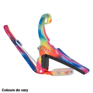 Kyser KG6TD capo de cambio rápido para guitarra de 6 cuerdas, Tie Dye - Imagen 1 de 3