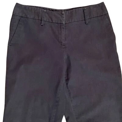 PANTOLOGY Azul Marino Frente Plano Banda Ancha Pierna Elástica Vestido Pantalones Pantalones Foto 1 de 4