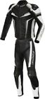 Büse Mille Men's Motorcycle Leather Suit Size 60 Summer Two Piece Black White