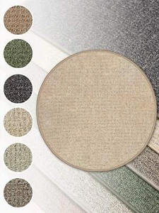 Koeckritz New Casual Round Indoor/Outdoor Rug - 20oz Level Loop | Custom Sizes - Picture 1 of 25