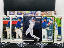 2020 Topps Bowman Prizm Tampa Bay Rays Austin Meadows Ju-Man Choi John Diaz