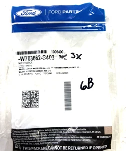 1 single* Genuine OEM Ford EcoSport Mnfd W/Converter Nut 2011-2022 W703662S403 - Picture 1 of 2