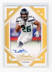 Flawless Zach Charbonnet 2023 marco impecable firmas automático RC #/25 - Imagen 1 de 2
