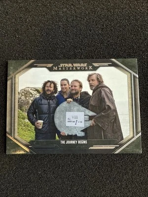 2024 Star Wars Masterwork BTS-5 Journey Begins The Last Jedi Rey Luke Skywalker - Image 1 of 4