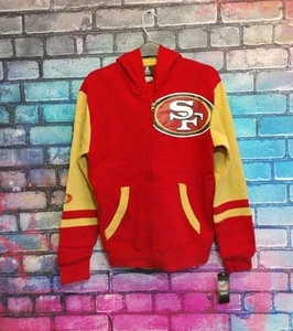 Felpa con cappuccio NFL Full-Zip SF 49ers ragazzo taglia US XL (18/20) - Foto 1 di 6