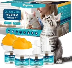 Woyamay Feromoni per Gatti Calmante per Gatti 6 in 1 - Kit Antistress - Foto 1 di 9