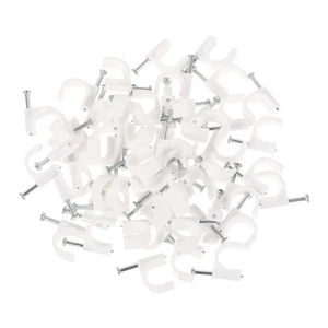 500 Pcs Kabelbinder Breitbandleitungsclips Kabelmanagement-Clips - Bild 1 von 12