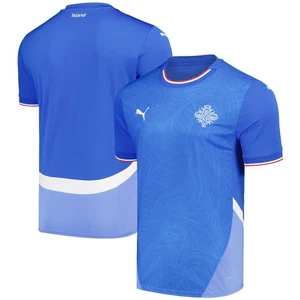 Herren Puma Blau Island Nationalmannschaft 2024 Heim Replica Trikot - Bild 1 von 2