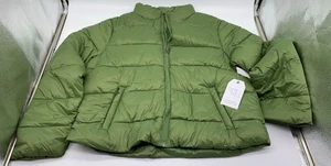 Time and Tru Missy Steppjacke Gr. M (8-10) windabweisend Neu mit Etikett grün - Bild 1 von 6