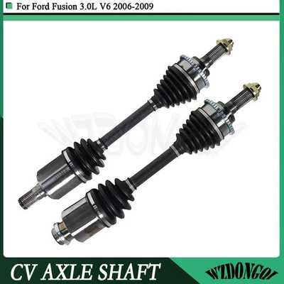 2x Front CV Joint Axle Shaft Fits Ford Fusion SE SEL Sedan 3.0L V6 2006-2009 - Image 1 of 4