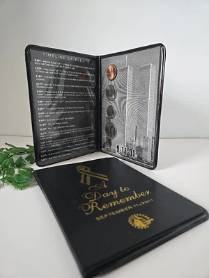 2001 A Day to Remember 9/11 Remembrance 4 pc Coin Set (2) - Image 1 of 4