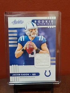 JACOB EASON RC 2020 PANINI ABSOLUTE ROOKIE PATCH COLTS - Picture 1 of 2