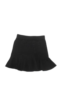 Givenchy Girls Elastic Waistband Knit 4G A Line Skirt Black Size 6 - Picture 1 of 7