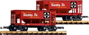 PIKO ~ G Scale ~ Ore Car ~ Atchison, Topeka & Santa Fe ~ 2-Pack ~ 38971 - Picture 1 of 2