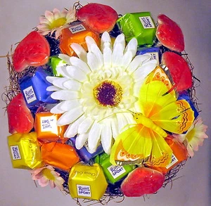 Ritter Sport-Strauß Vielfalt mit Herzen Vollmilchschokolade Praline Geburtstag - Bild 1 von 2