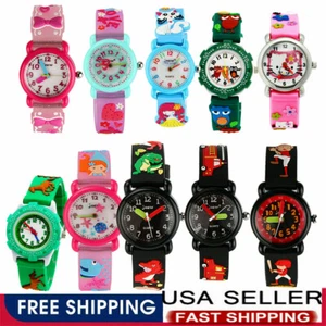 Reloj Pulsera Niños Impermeable 3D Dibujos Animados Reloj Para Niños Niñas Regalos - Imagen 1 de 22