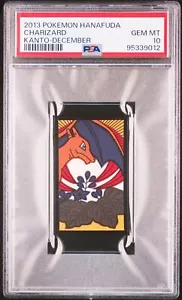 PSA10 2013 POKEMON HANAFUDA KANTO CHARIZARD DECEMBER - Picture 1 of 2