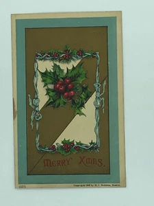 Vintage Christmas Post Card Early 1900's - Picture 1 of 2