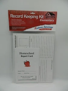 Home School Record Keeping Kit, Elementary Report Cards & Transcript Folder - Imagen 1 de 8